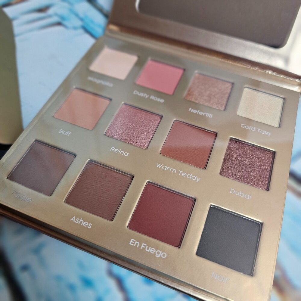 NEW Farmasi Glam Up Eyeshadow Palette – 12 Shade Neutral Palette – Talc-Free
